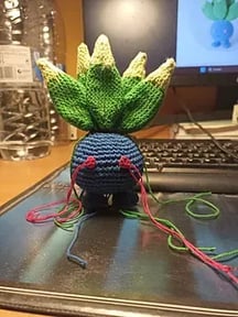 crocheted an oddish, what do you guys think?
