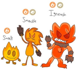 The starters for the Goiky region! Which one y’all choosing? :3