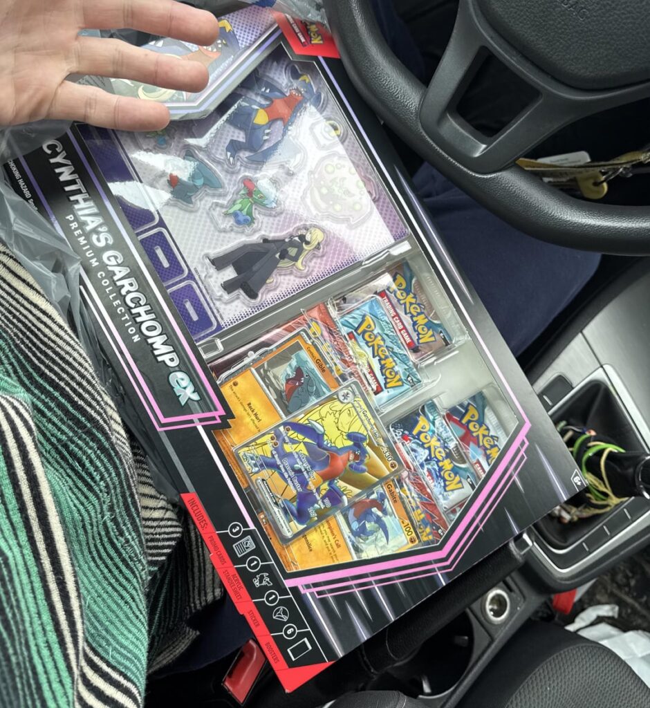 Cynthia’s Garchomp Ex Premium box from Walmart