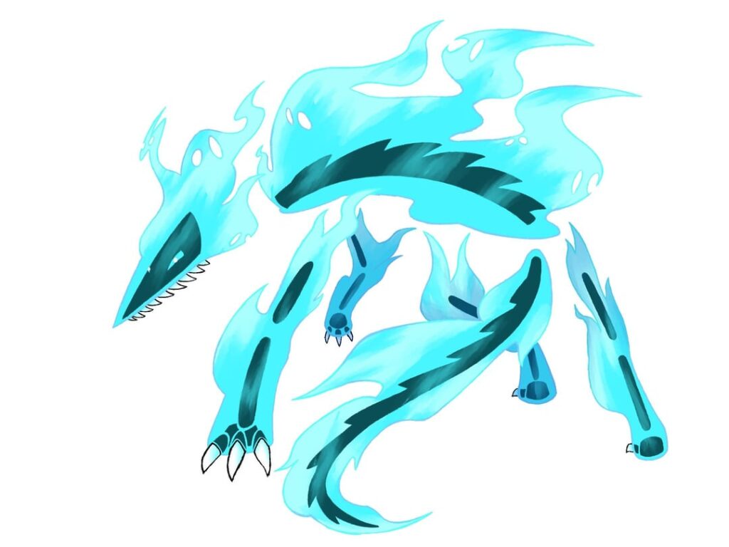 [OC] Redesign of my first ever Fakémon, Solfamori.