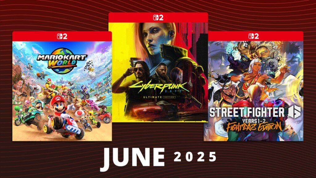 Upcoming Nintendo Switch 2 games – June 2025