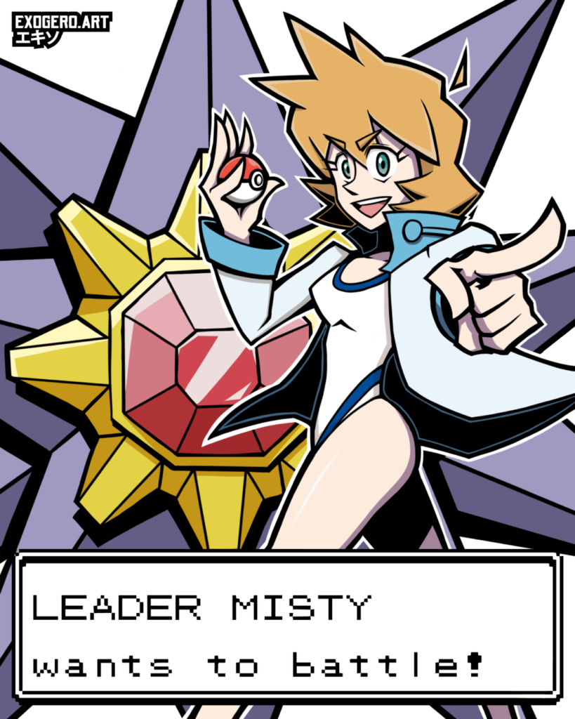 Leader Misty wants to battle