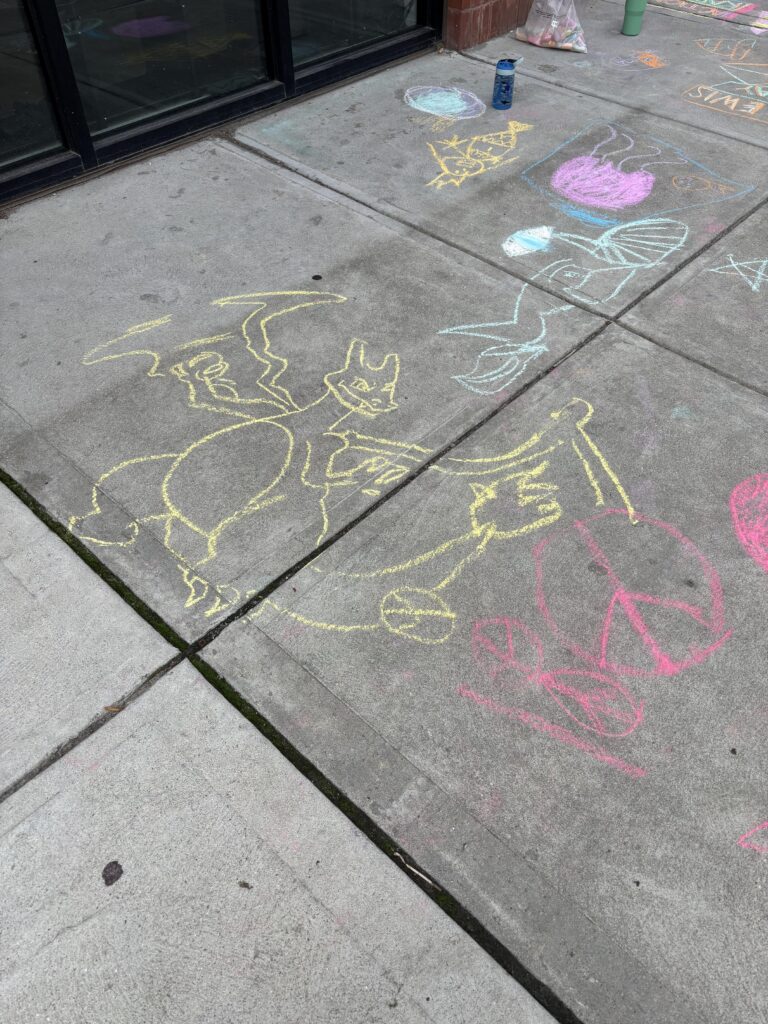 Charizard Chalk Art :)