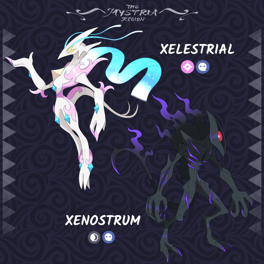 With these entries making my dex total 100 fakemon now, decided it was time to have my legendaries made