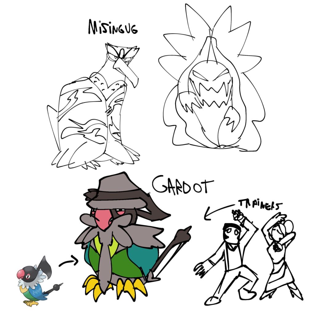 Dark type birds