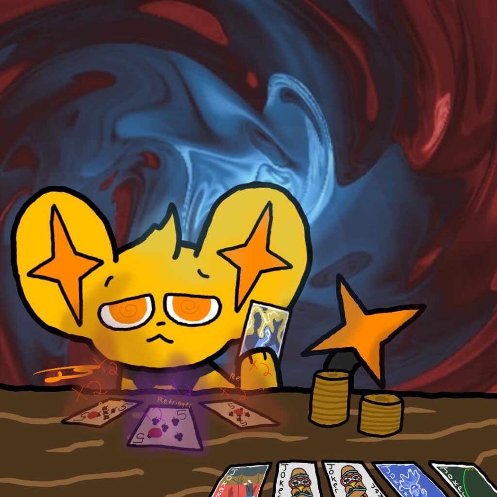[OC] Shinx Playing Balatro...