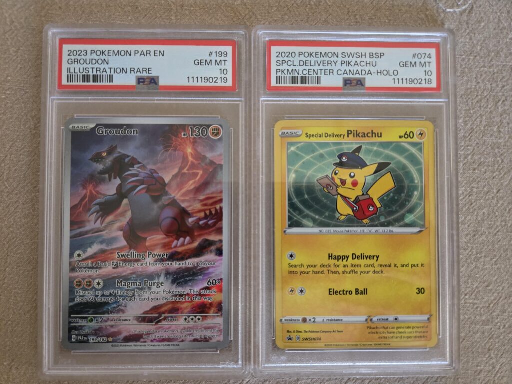 I got back my first ever graded cards