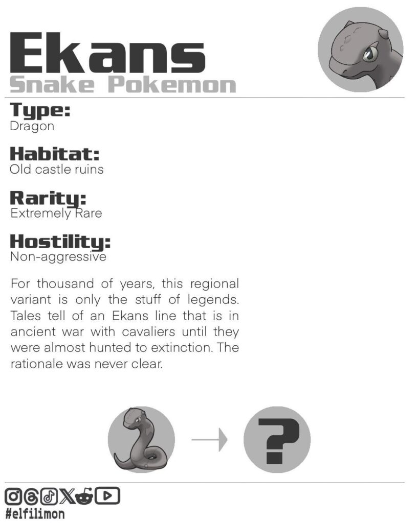 Dragon-type Ekans for my Regional Ekans-series.