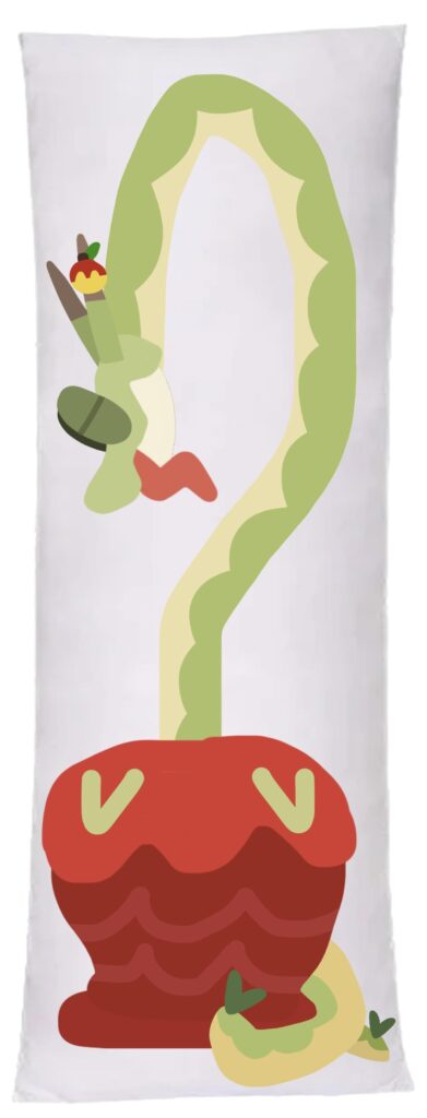 Drew a Pokemon body pillow