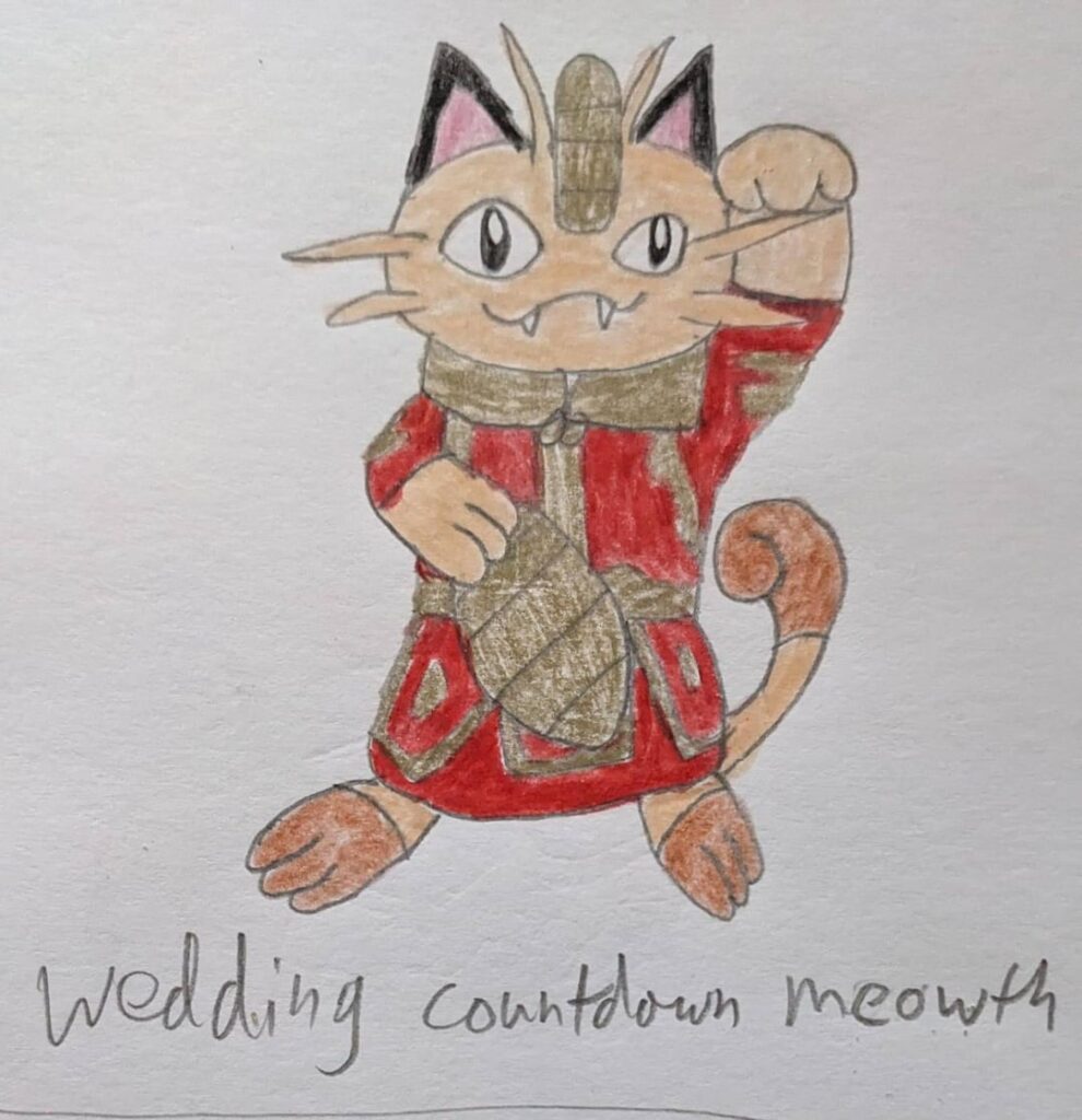 The Meowth line takes inspiration from Chinese wedding to match the lucky cat inspiration