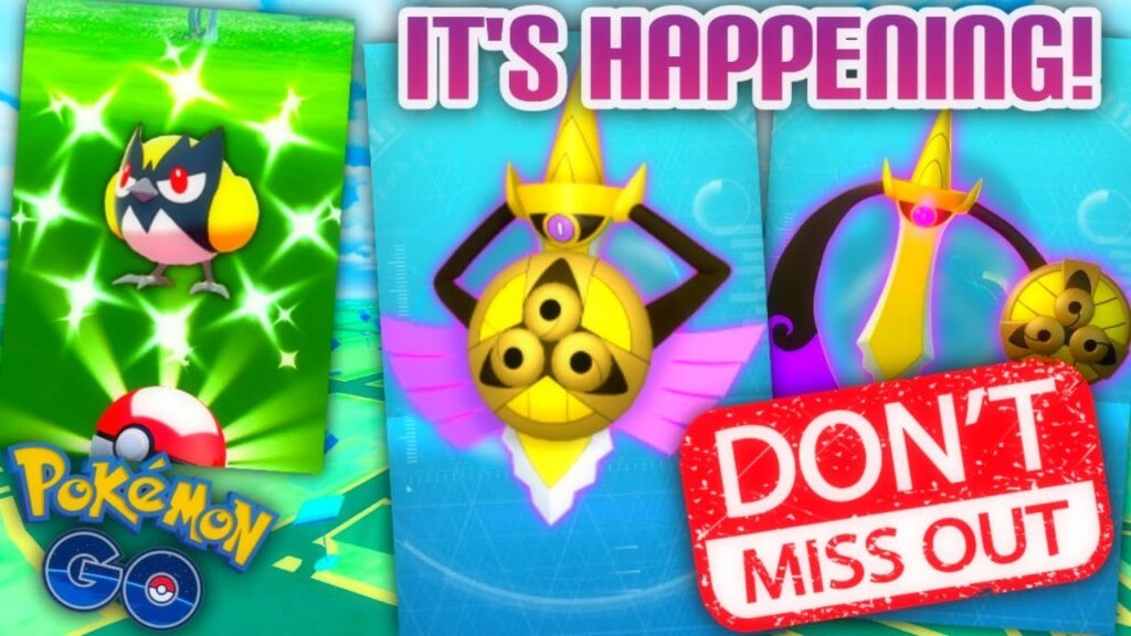 *AEGISLASH HAS ARRIVED IN POKEMON GO* Shiny Rookidee & x4 Stardust bonus