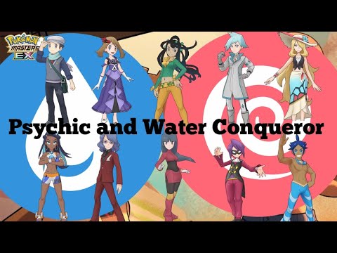 300K PTS! Water and Psychic Conqueror | High Score Event | Pokemon Masters EX