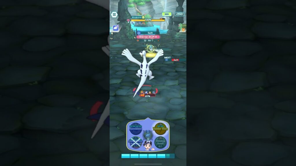 Ethan (Arc.) & Lugia Solo Azelf Legendary Arena [Pokemon Masters Ex]