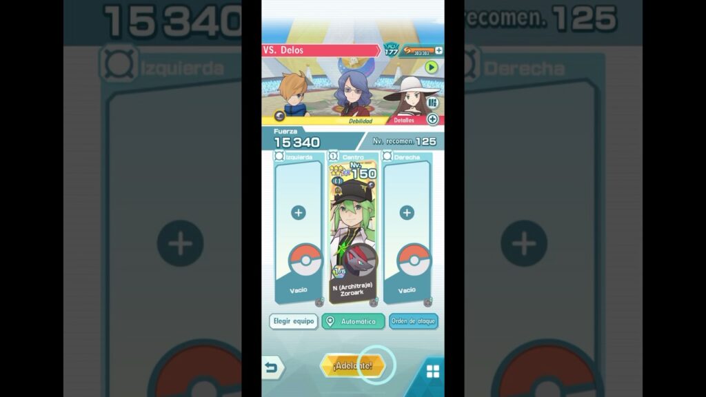 N (Architraje) y Zoroark 1/5 EX 1vs3 3000pts -Pokemon Masters EX- #pokemonmasters #pokemon