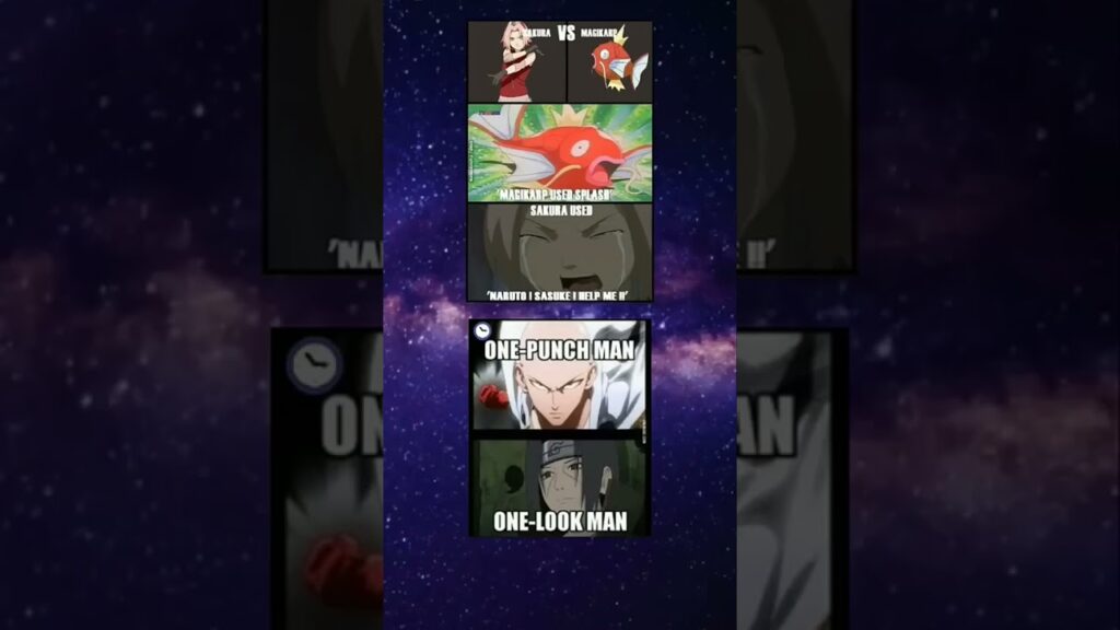 Sakura vs Magikarp who is win #anime #shorts #narutoshippuden #shorts #itachiuchiha #shorts #sakura