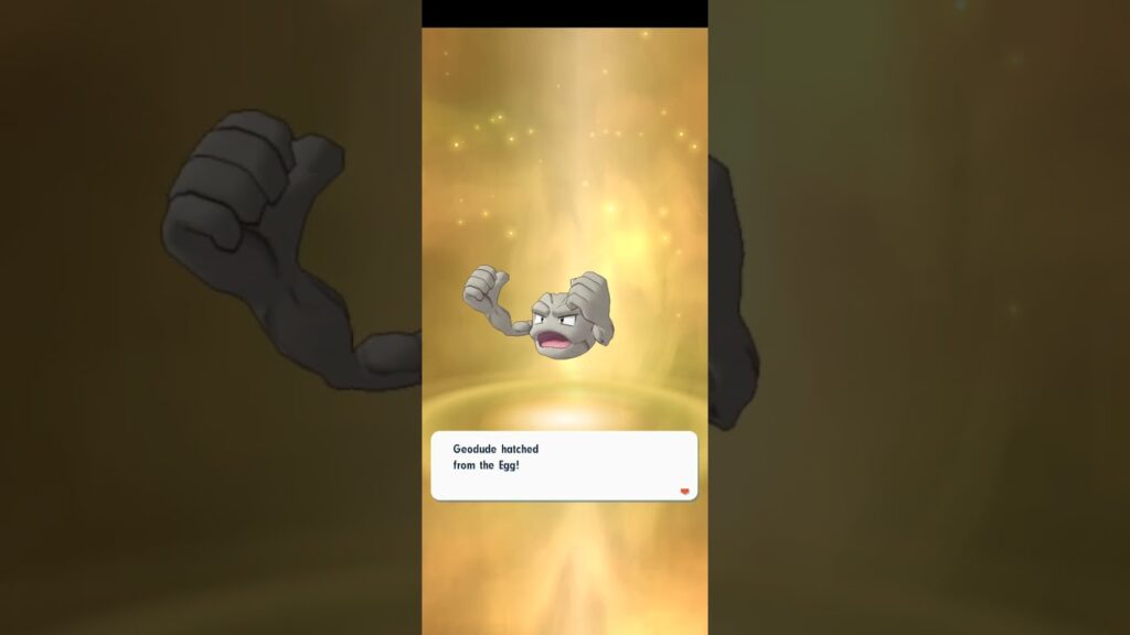 Pokemon Masters EX - Geodude egg hatch