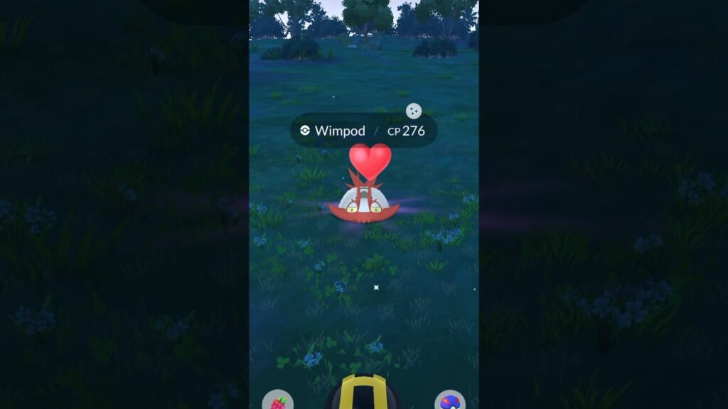 Shiny Wimpod Caught in Pokemon GO