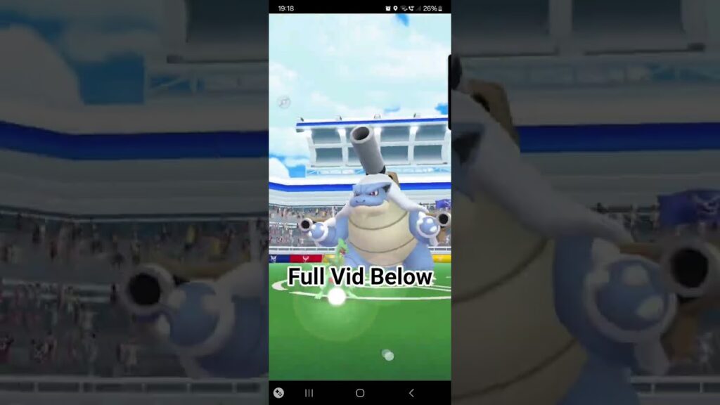 Pokemon Go Solo Mega Blastoise Raid! #pokemon #pokemongo #blastoise #blastoiseraid #megablastoise