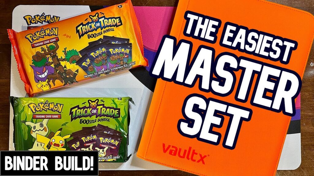 A Spooky Pokemon MASTER SET! Opening and Binder Build!