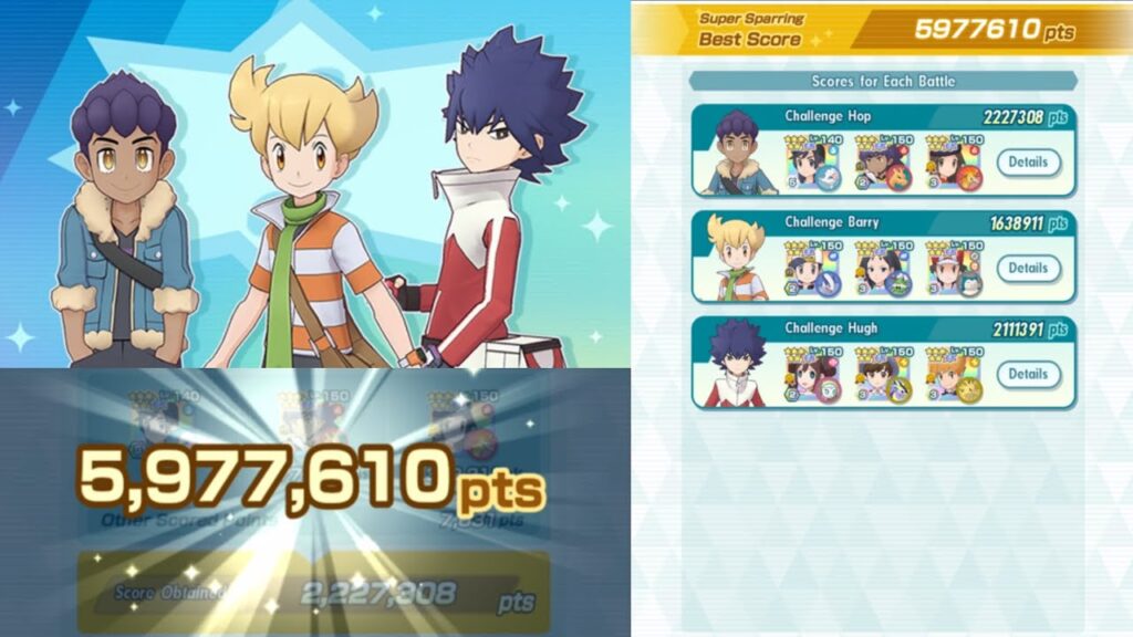 Pokemon Masters EX Ranked Damage Challenge Super Sparring 12