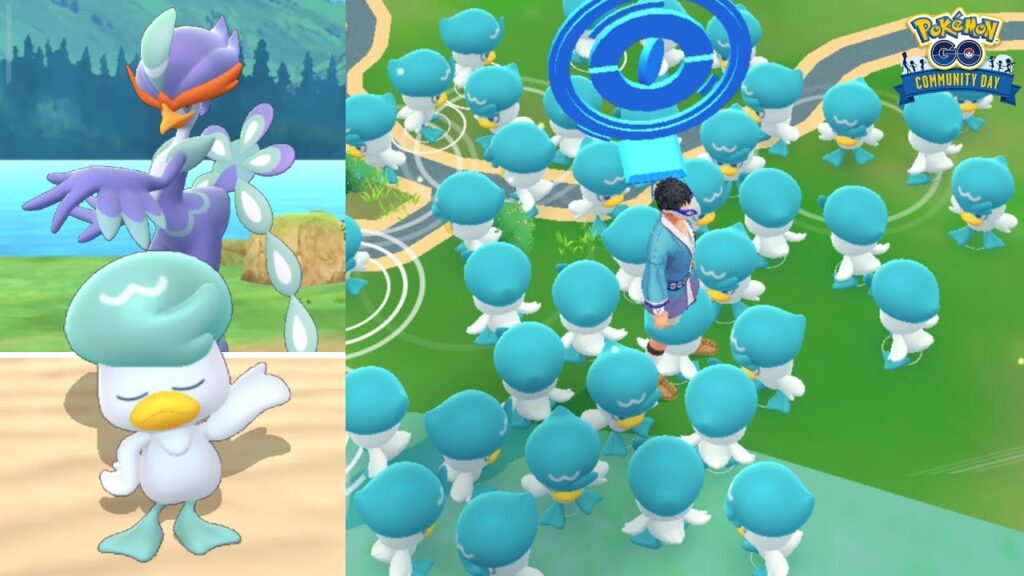 Quaxly Community Day in Pokemon GO! Quaquaval Learns Hydro Cannon