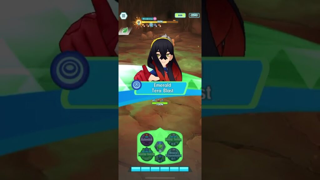 Carmine (Paldea.) & Sinistcha Solo Terrakion Legendary Arena [Pokemon Masters Ex]