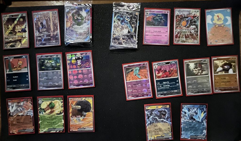 My pulls from one Black and one White PC ETB
