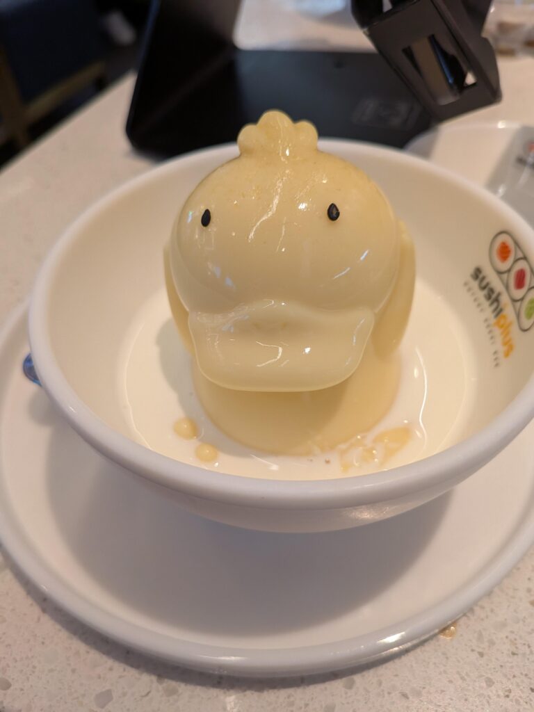 I had a good dessert today.