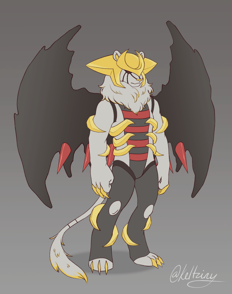 Commission of a Giratina Fusion with my Client's Sona :) [OC]
