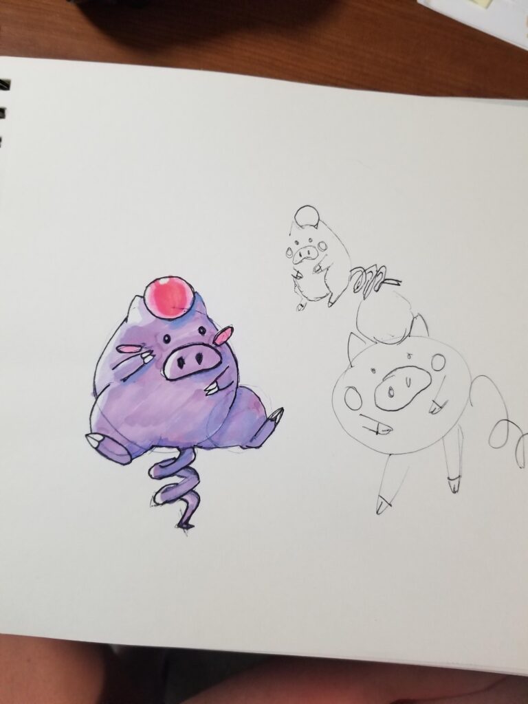 1996 redesign of Spoink