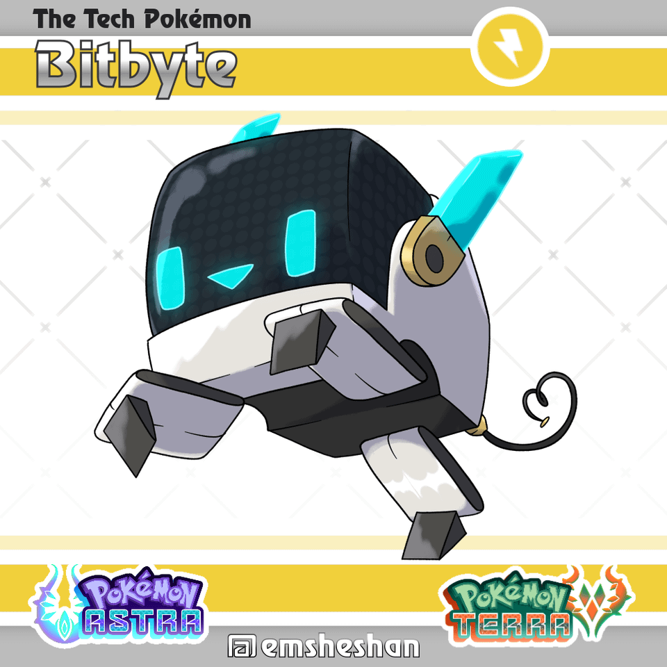 My fakemon line based on tech becoming obsolete