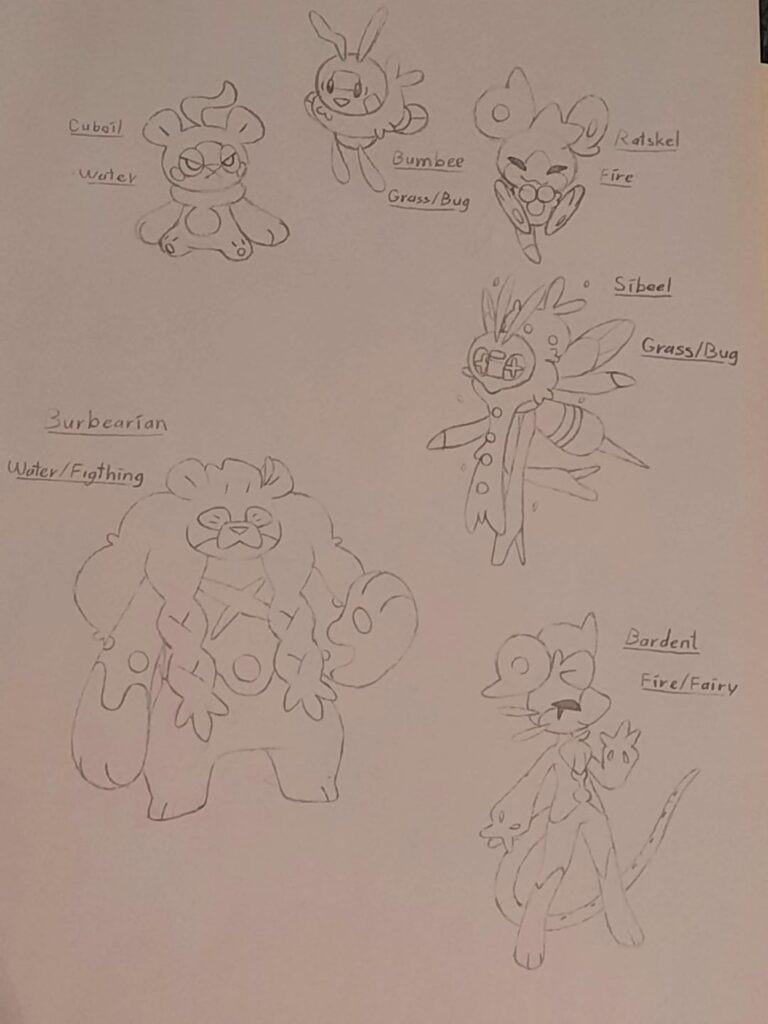 So, I found some of my old sketch books and decided to show some designs I'm still proud of.
