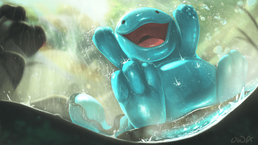 Quagsire Splash Art
