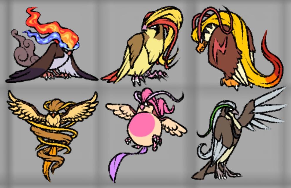 Pidgeot Style Forms