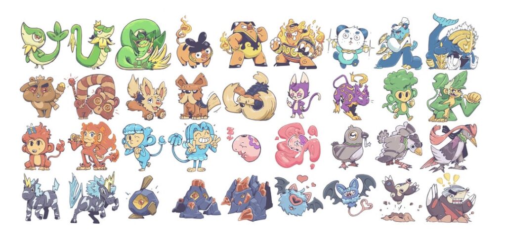 [OC] I’m drawing all of the Gen 5 Pokemon from memory!