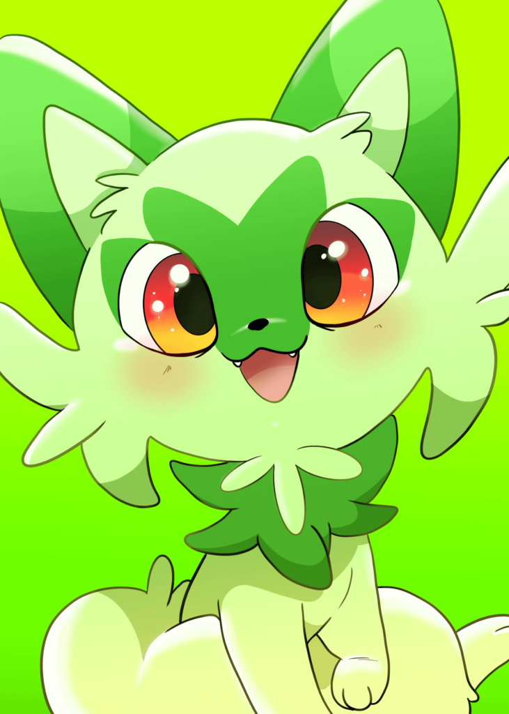 (OC) Sprigatito and grass pokémons