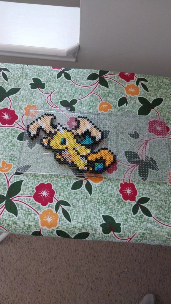 Made a Mega Dragonite perler [OC]