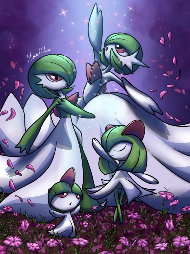Gardevoir evolution line 💖 (OC)