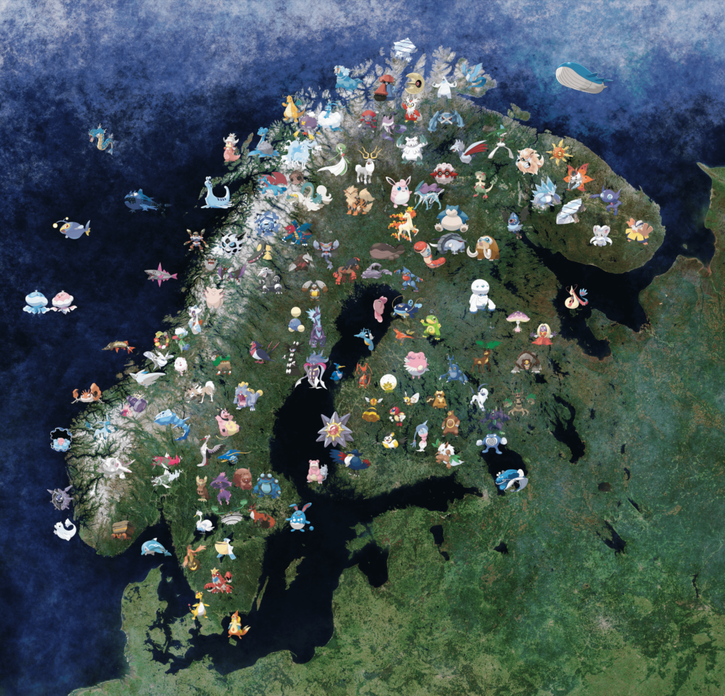 Would you like Fennoscandia as a pokemon region? (There are 3 extras ;) )