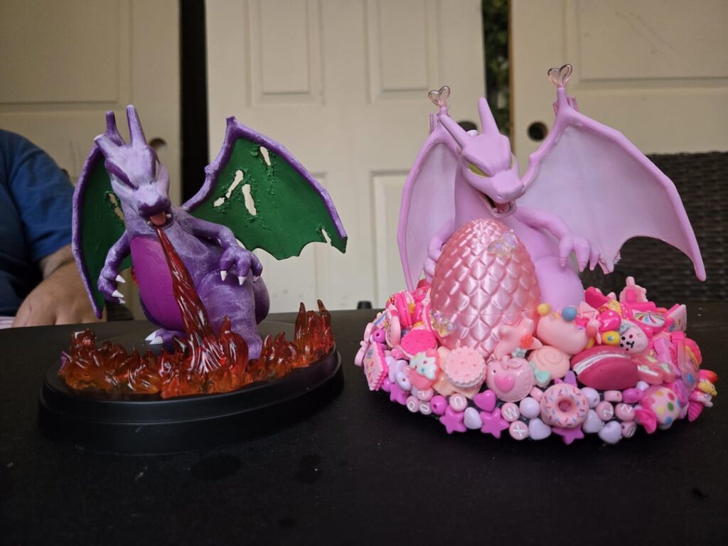 Repaint of Charizard figures
