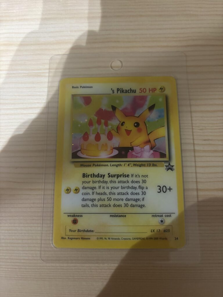 1995-2000 Birthday Pikachu Original Mailer