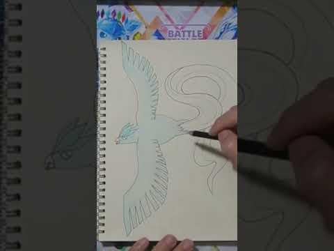 Drawing Articuno Time Lapse