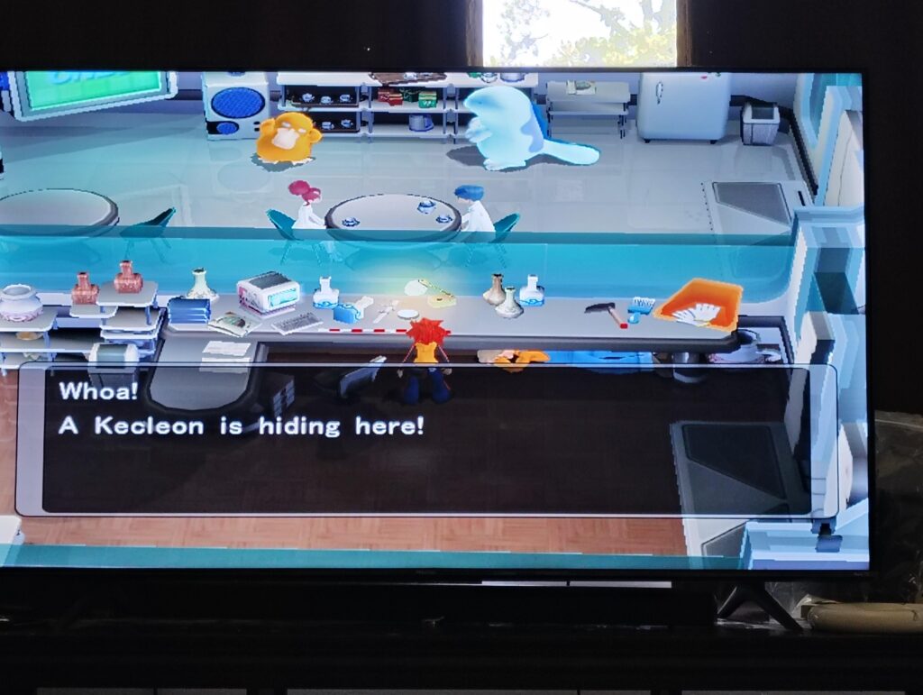 So... I've been replaying the pokemon Games in Order and I just beaten Colosseum and made my way to XD, I misclicked and I had no idea a Kecleon was hiding here all these years. This is why I love replaying these older games.