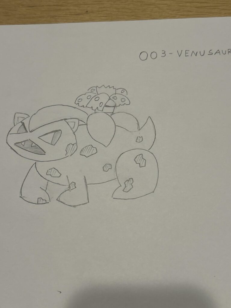 #3 and #6 — Venusaur and Charizard! (Don’t ask about Blastoise.)