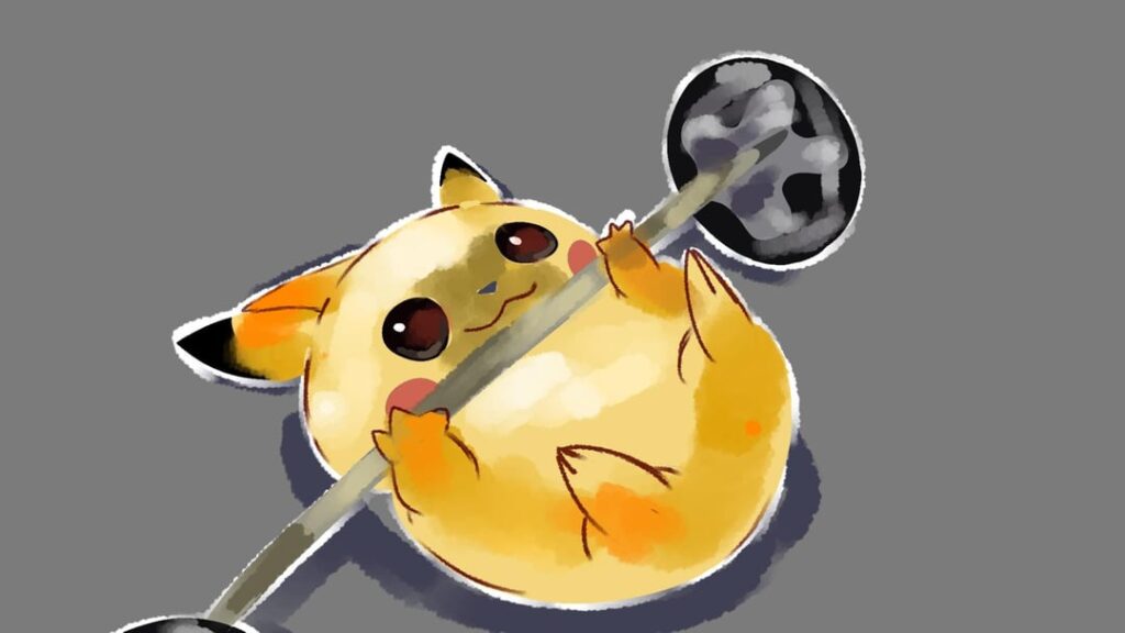 Pikachu in the Gym [OC]