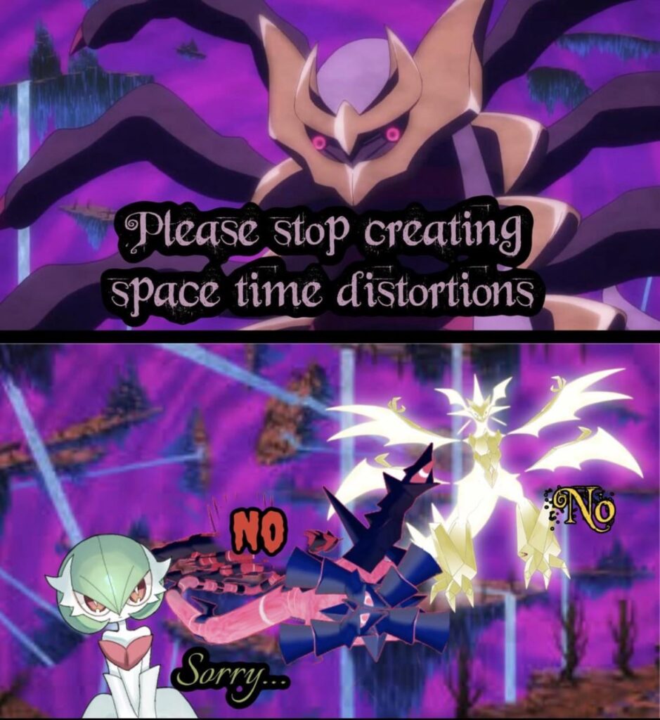 Giratina has to put up with this too