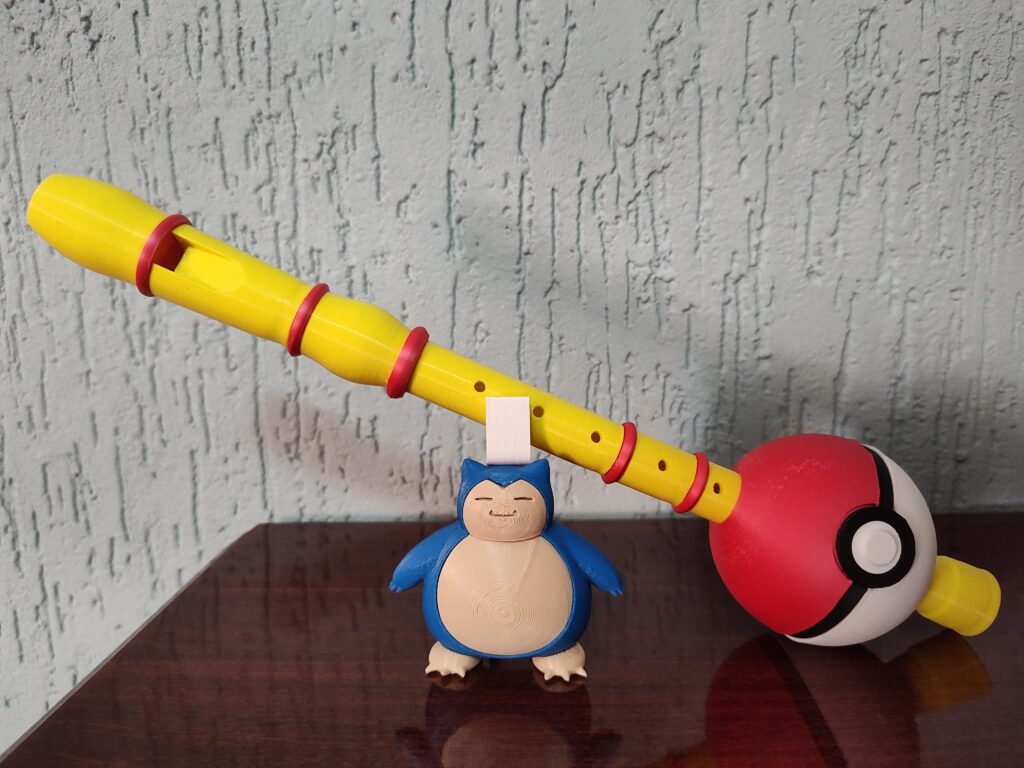 This is a Poké Flute that I had made to give to a dear friend