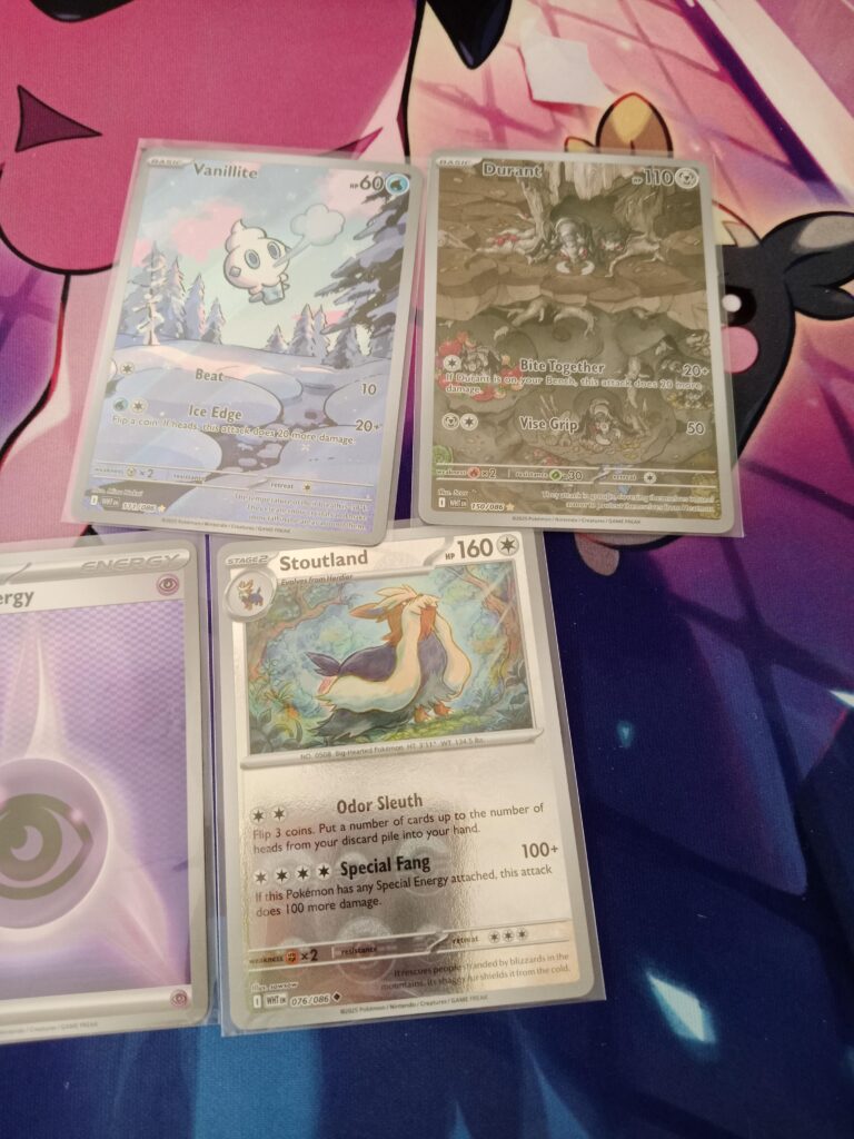 White flare binder collection