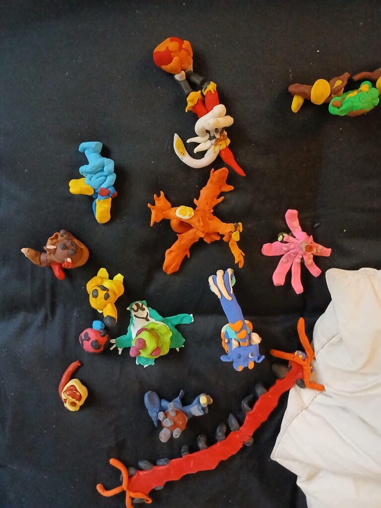 I found all if the clay gigantimax Pokémon I made when I as younger
