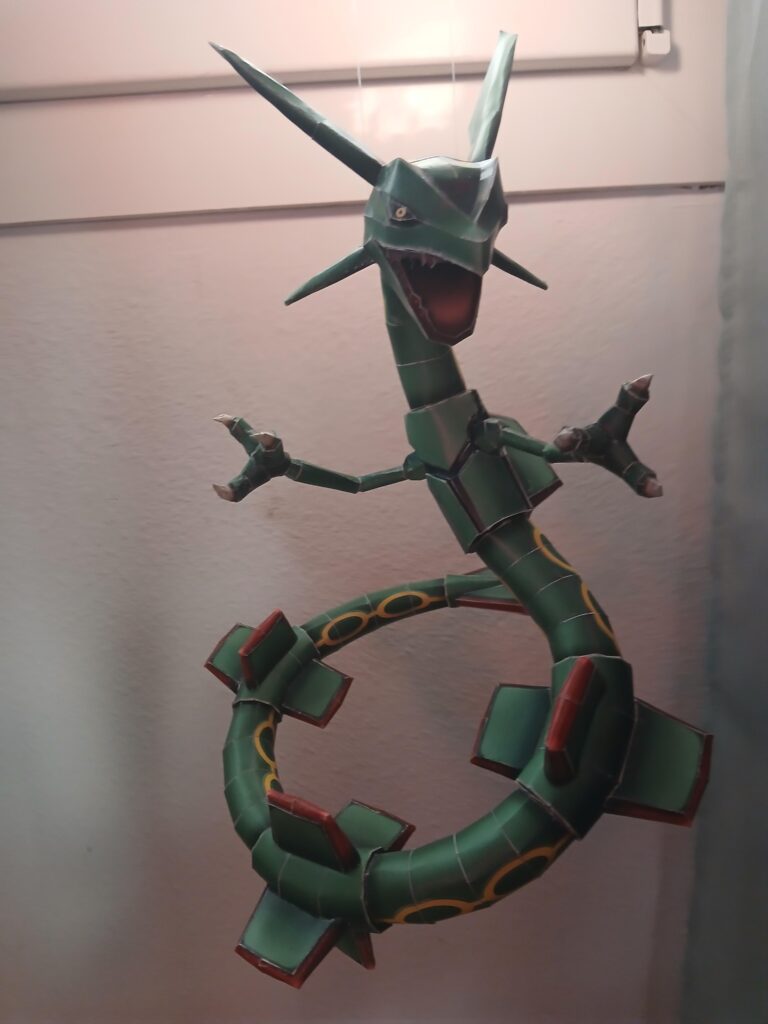 After 3 weeks of Hard work, here we have it, rayquaza